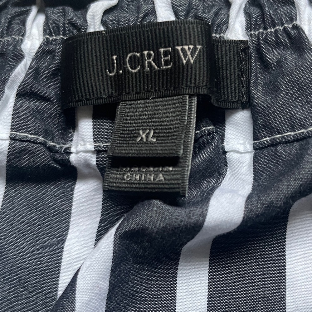 J.Crew Striped Off Shoulder Top - Picture 2 of 5